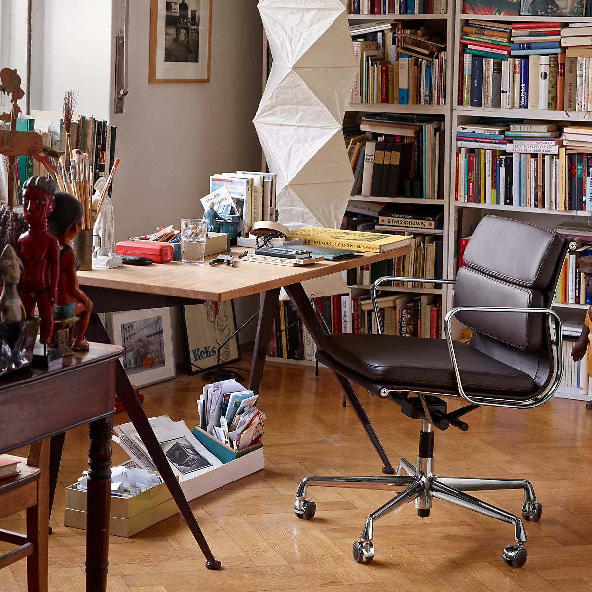Rice Paper Traditional Floor Lamp
