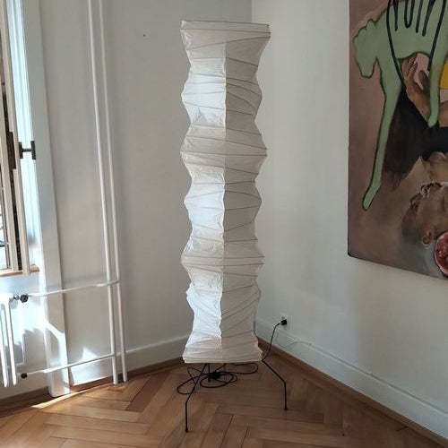 Rice Paper Traditional Floor Lamp