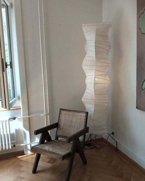 Rice Paper Traditional Floor Lamp