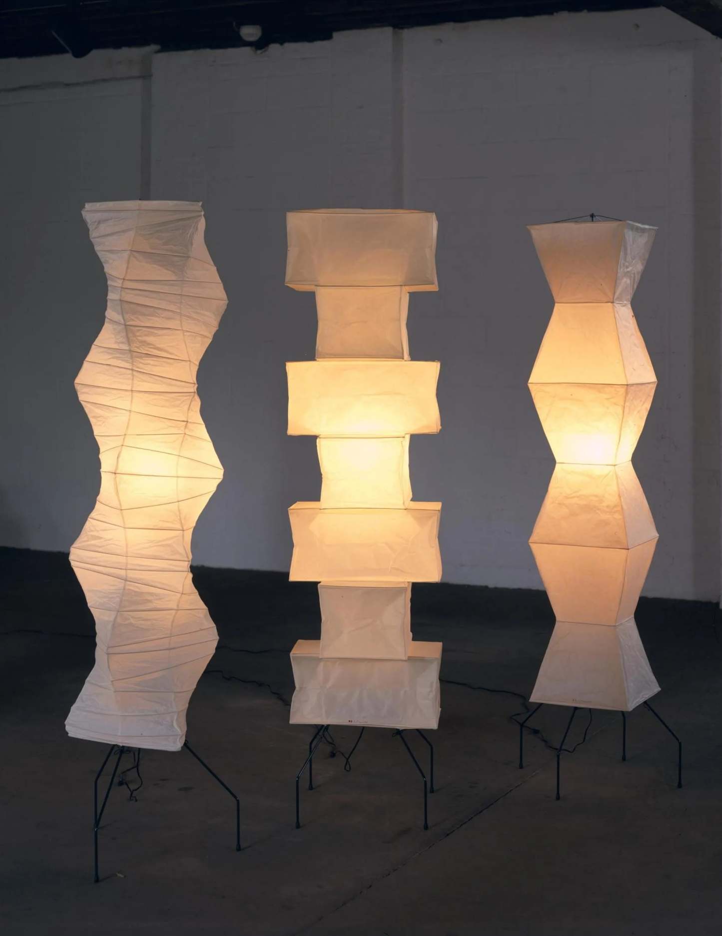 Rice Paper Traditional Floor Lamp