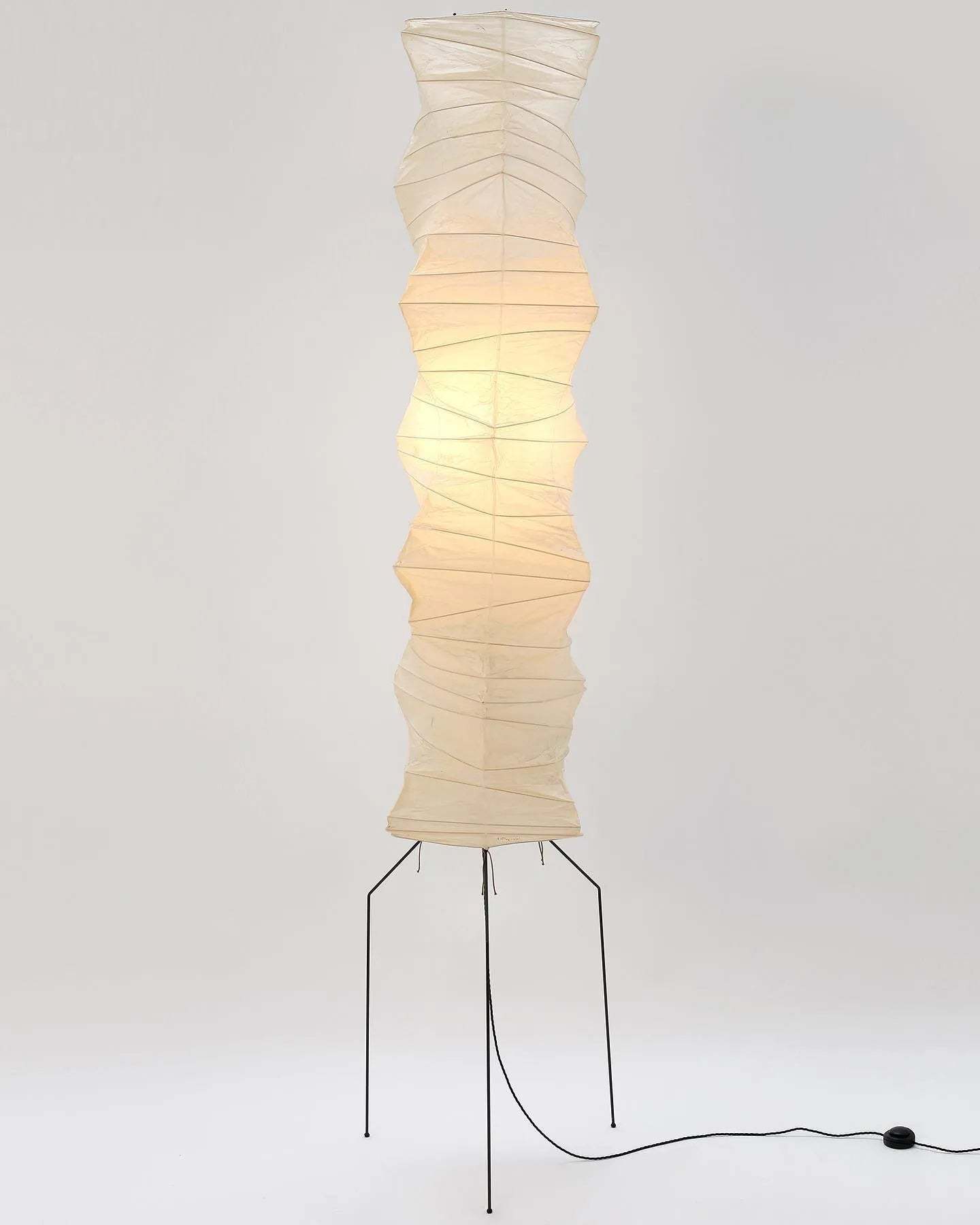 Rice Paper Traditional Floor Lamp