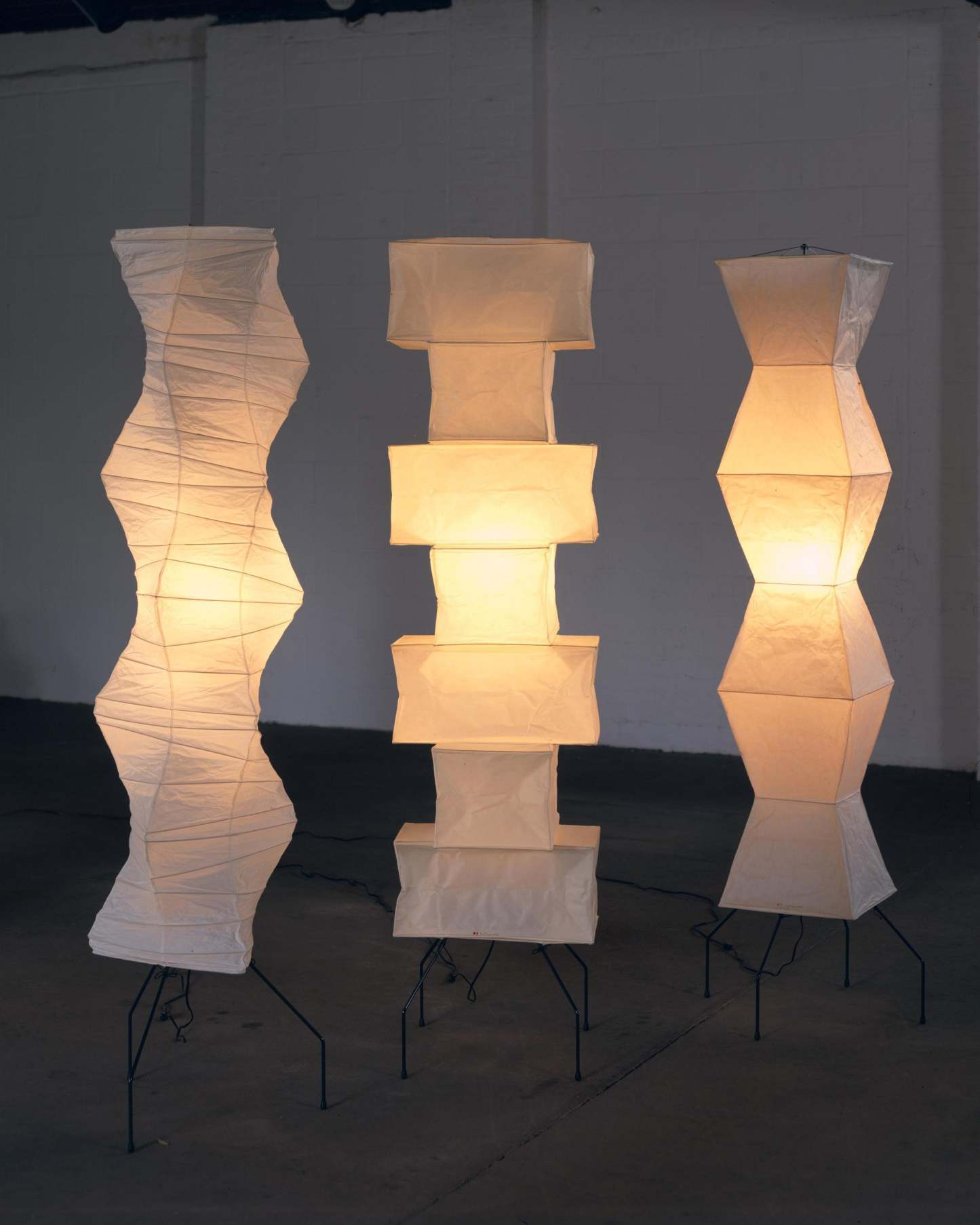 Rice Paper Traditional Floor Lamp