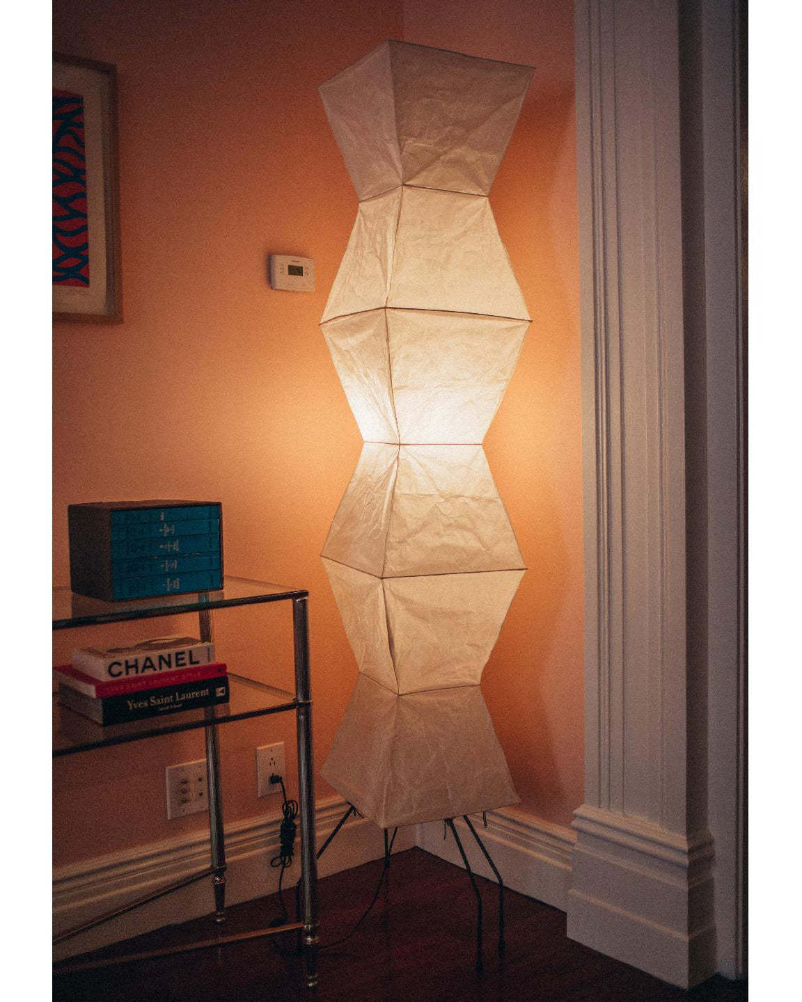 Rice Paper Traditional Floor Lamp