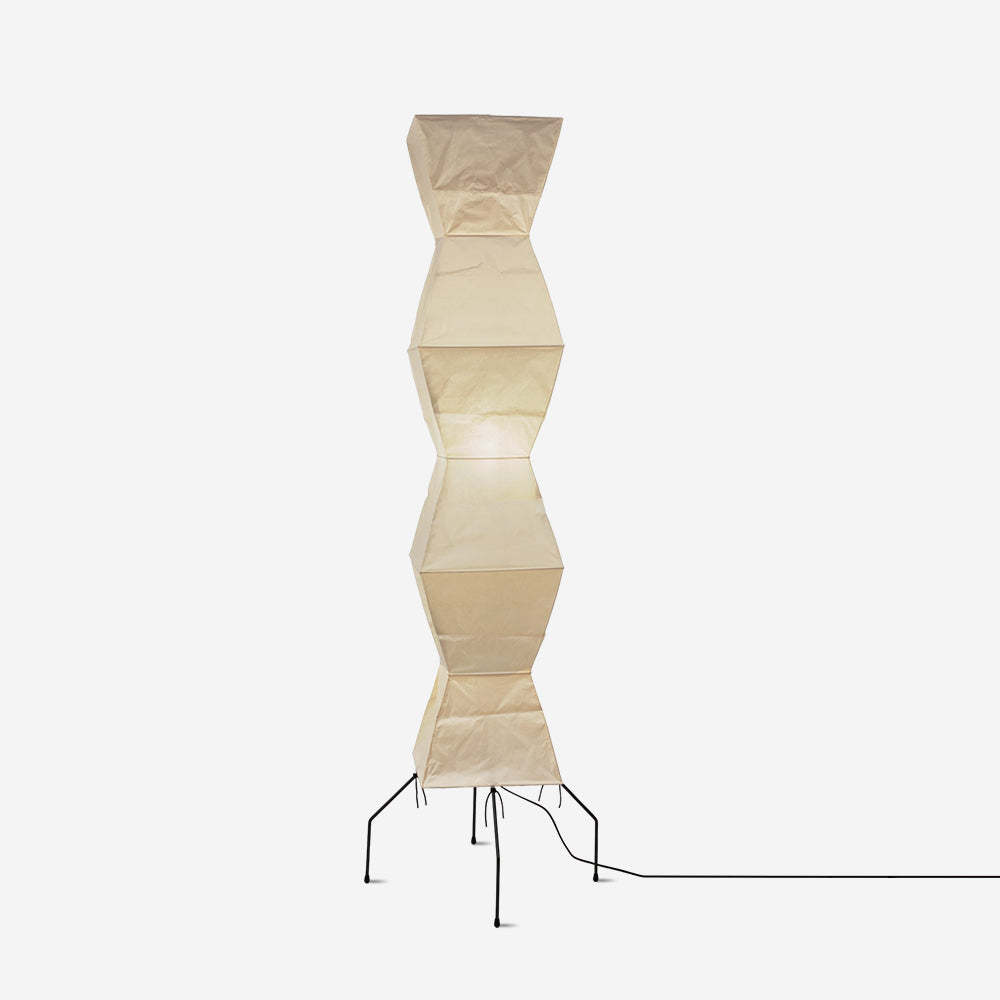 Rice Paper Traditional Floor Lamp