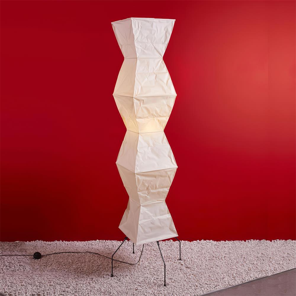 Rice Paper Traditional Floor Lamp