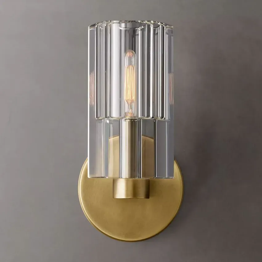 Bamcee Single Head K9 Crystal Glass Wall Sconce Modern Wall Lamp