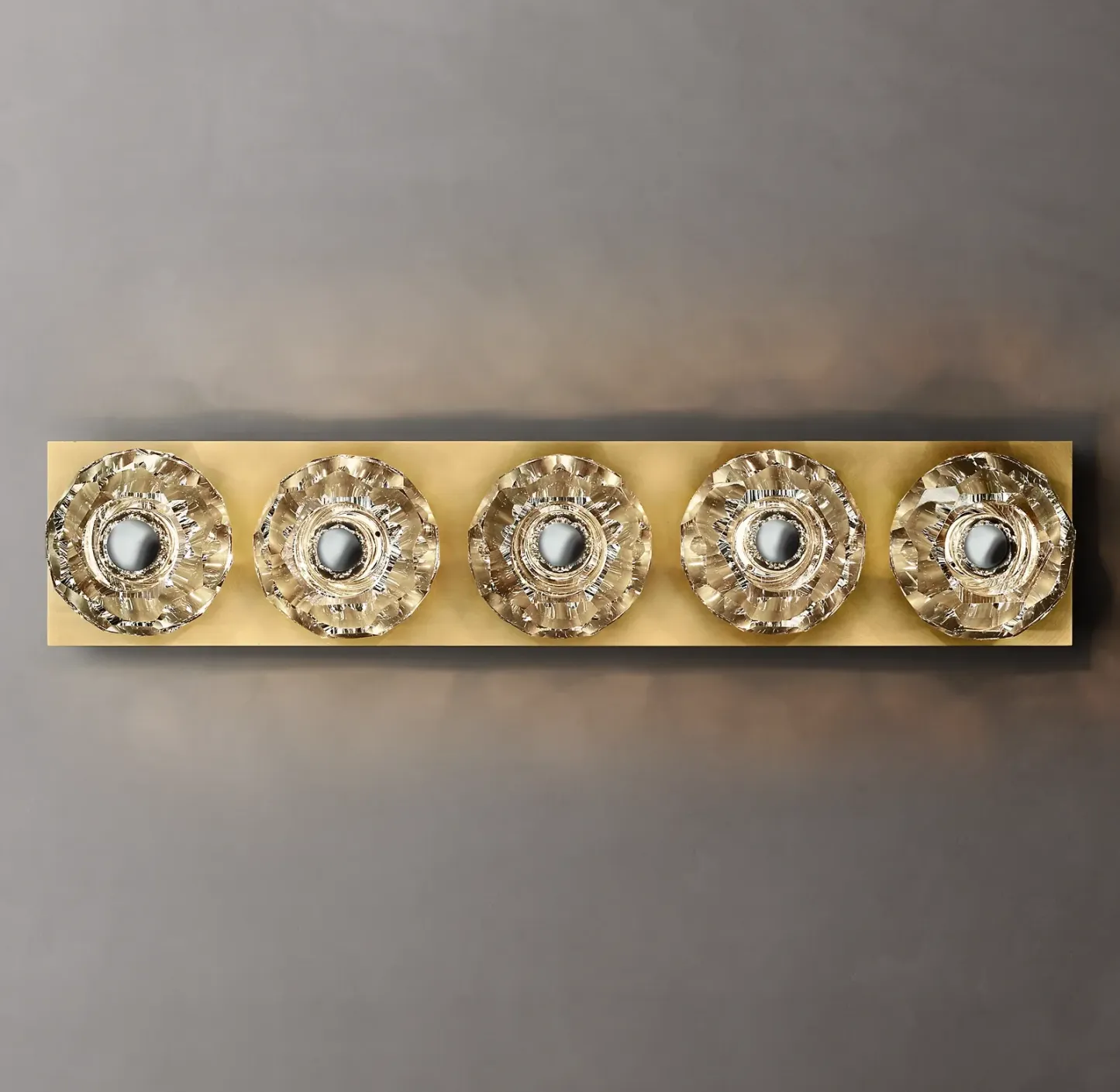 Belle De Crystal Ball Linear Ground Wall Sconce