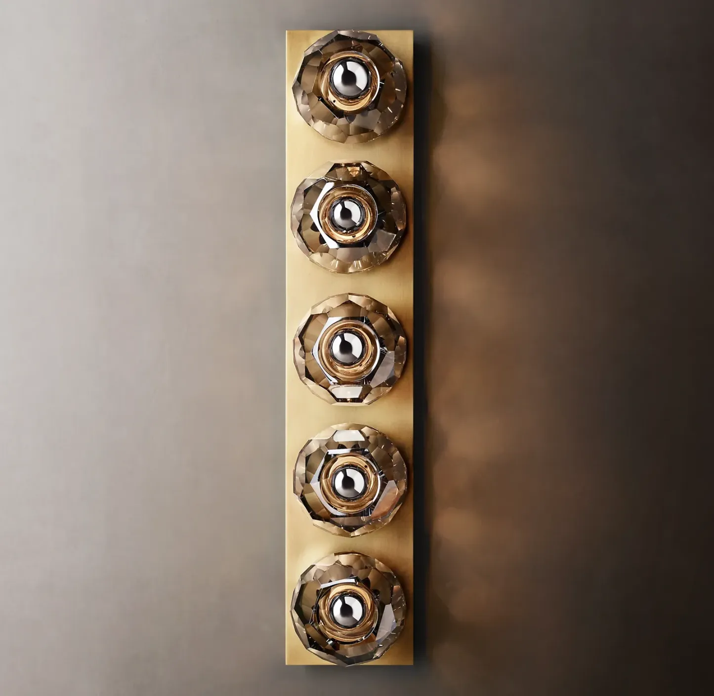 Belle De Crystal Ball Linear Ground Wall Sconce