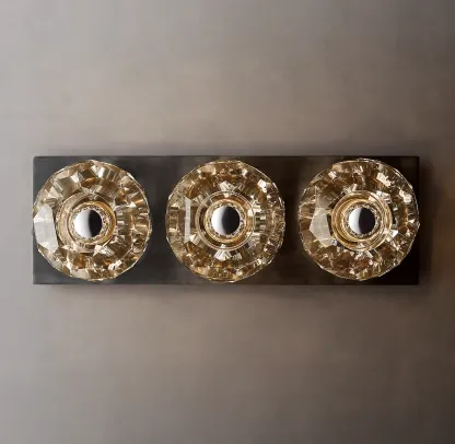 Belle De Crystal Ball Linear Wall Sconce