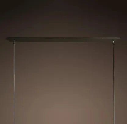Belle De Crystal Linear Chandelier 60"