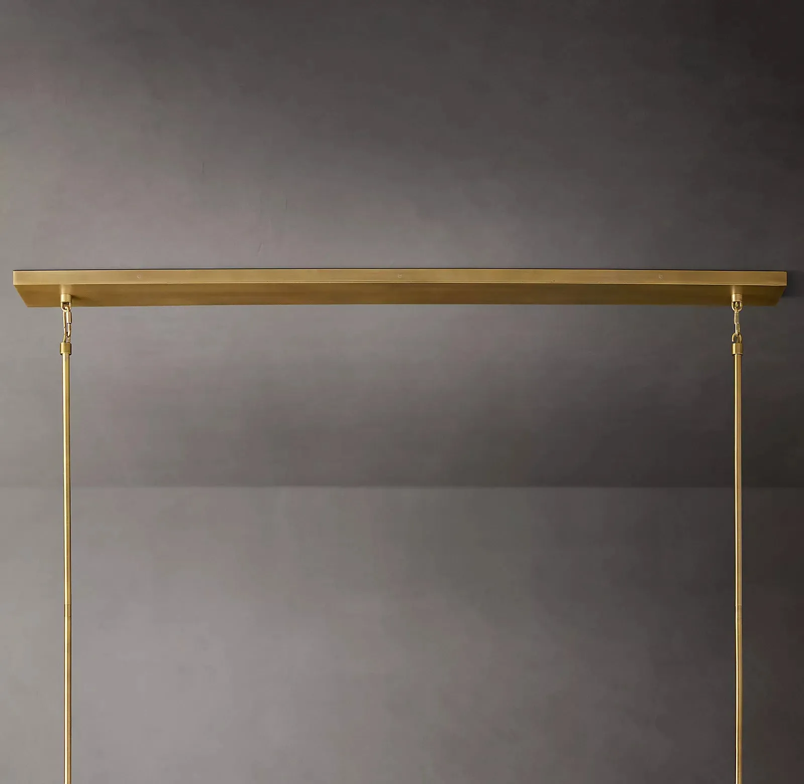 Belle De Crystal Linear Chandelier 60"