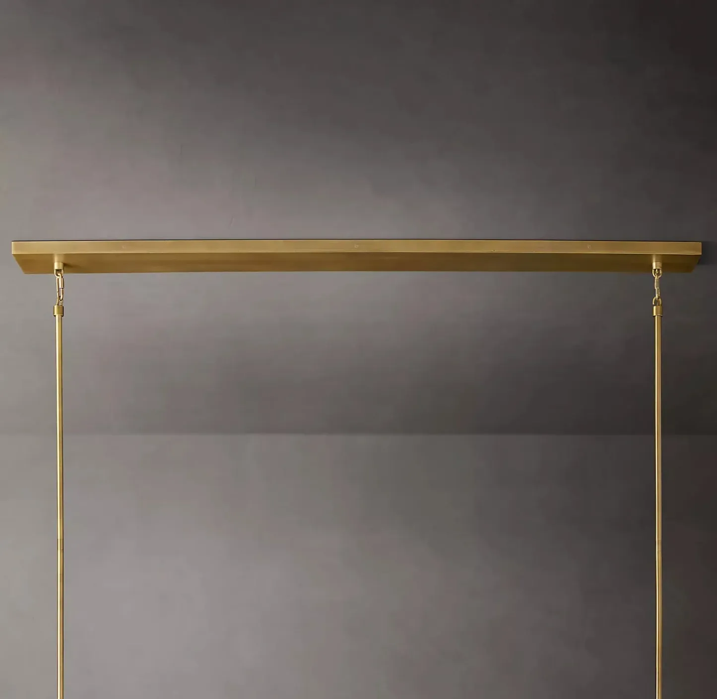 Belle De Crystal Linear Chandelier 60"