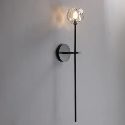 Belle De Crystal Single-Head Ball Wall Sconce