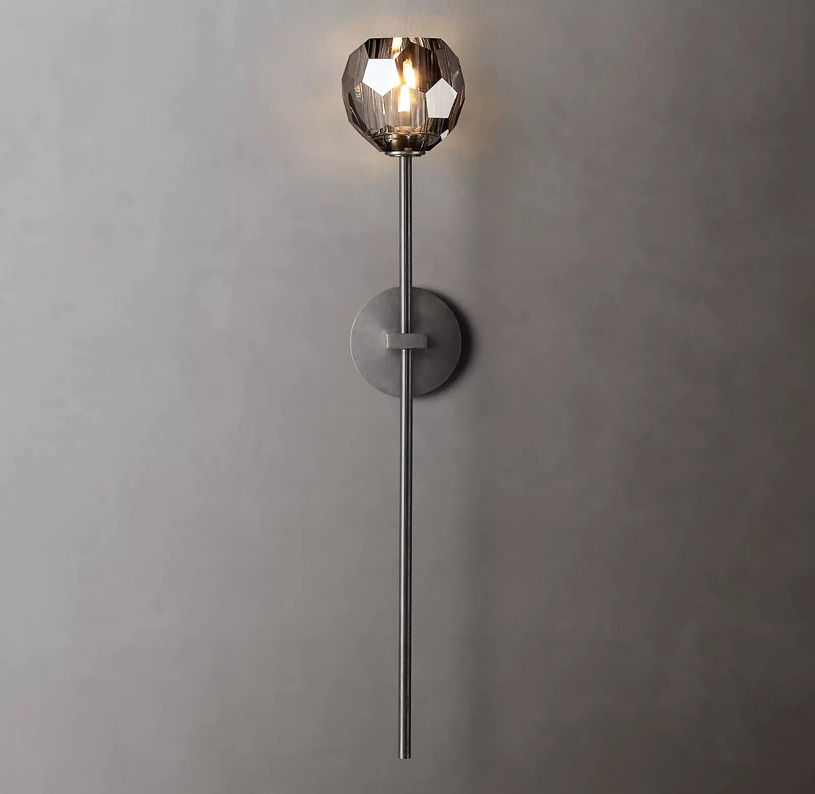 Belle De Crystal Single-Head Ball Wall Sconce