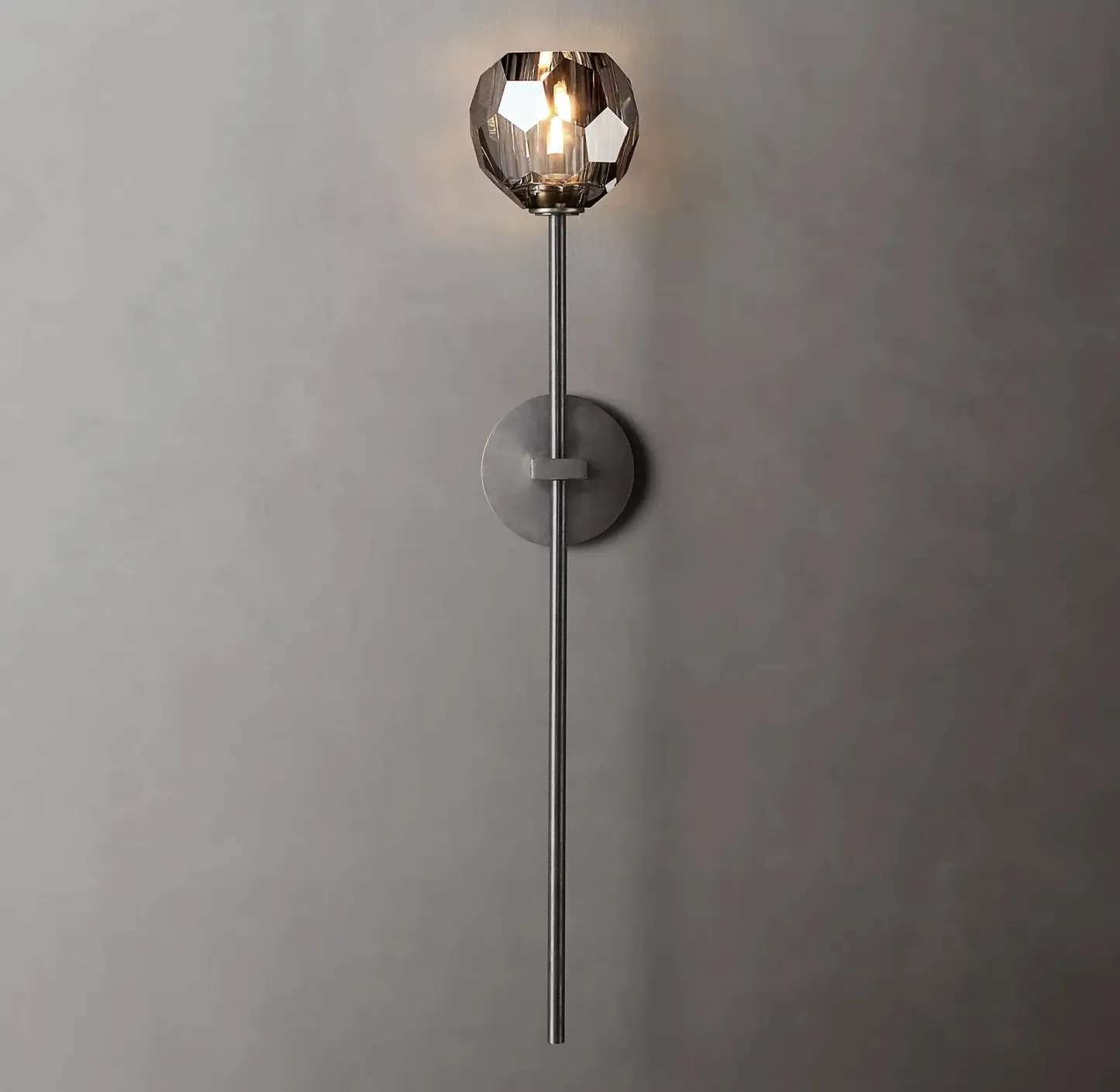 Belle De Crystal Single-Head Ball Wall Sconce