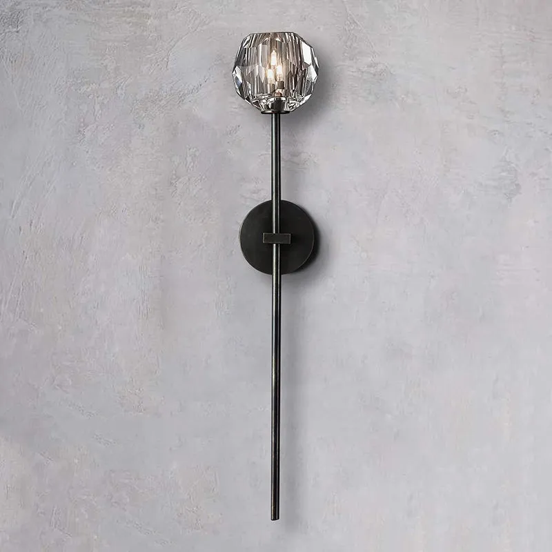 Belle De Crystal Single-Head Ball Wall Sconce