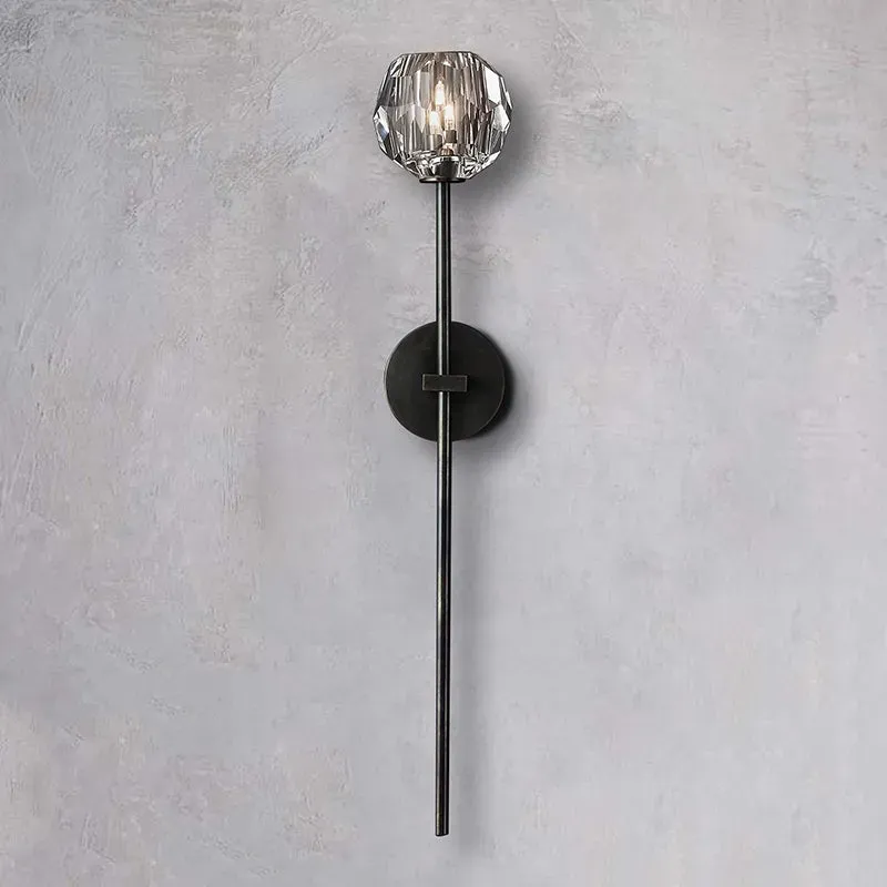 Belle De Crystal Single-Head Ball Wall Sconce