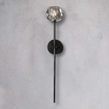 Belle De Crystal Single-Head Ball Wall Sconce
