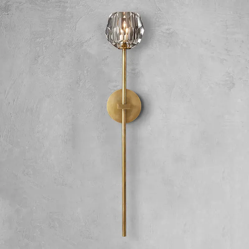 Belle De Crystal Single-Head Ball Wall Sconce