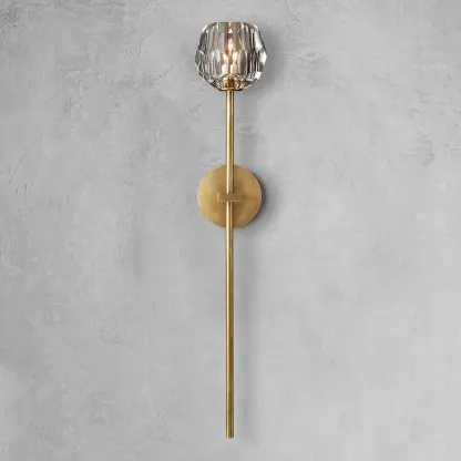 Belle De Crystal Single-Head Ball Wall Sconce