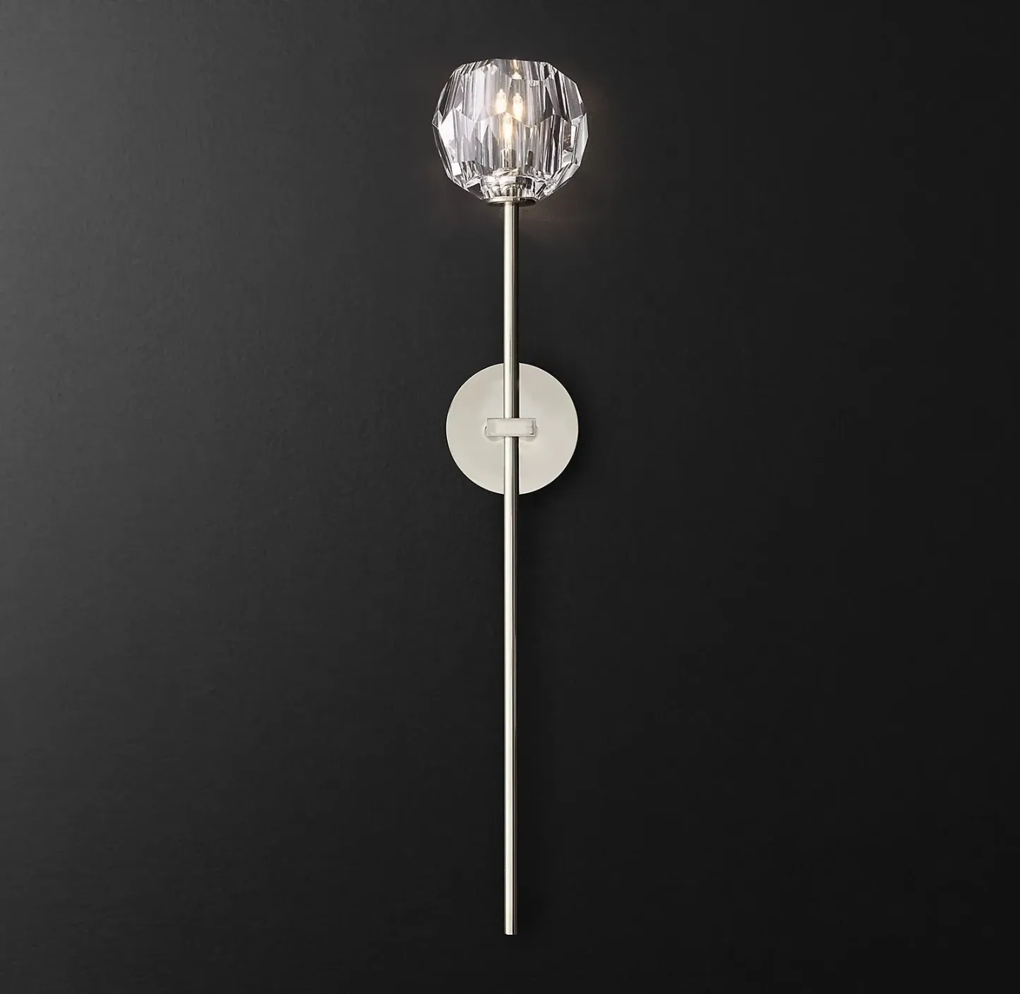 Belle De Crystal Single-Head Ball Wall Sconce