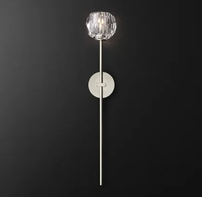 Belle De Crystal Single-Head Ball Wall Sconce