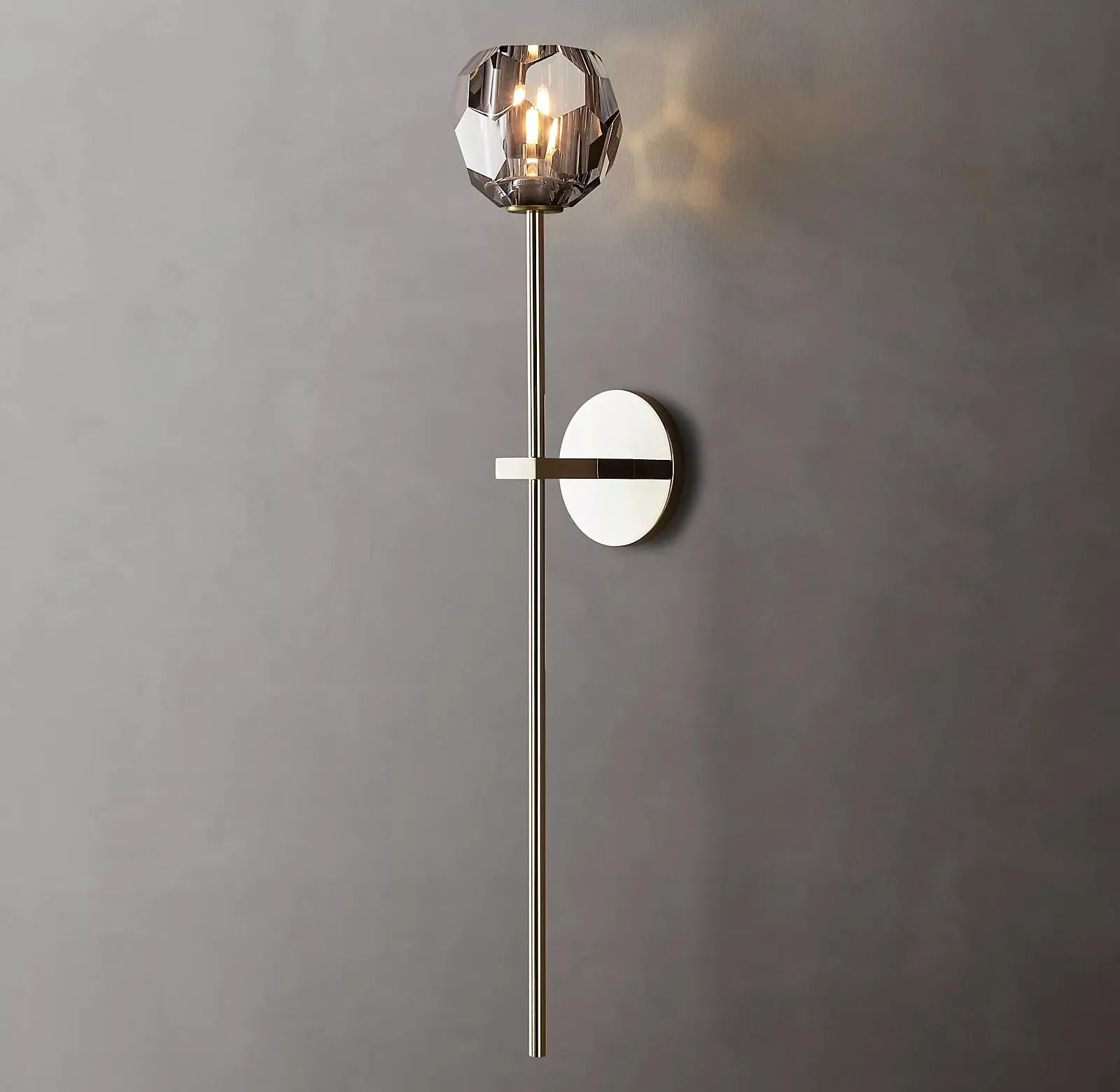 Belle De Crystal Single-Head Ball Wall Sconce