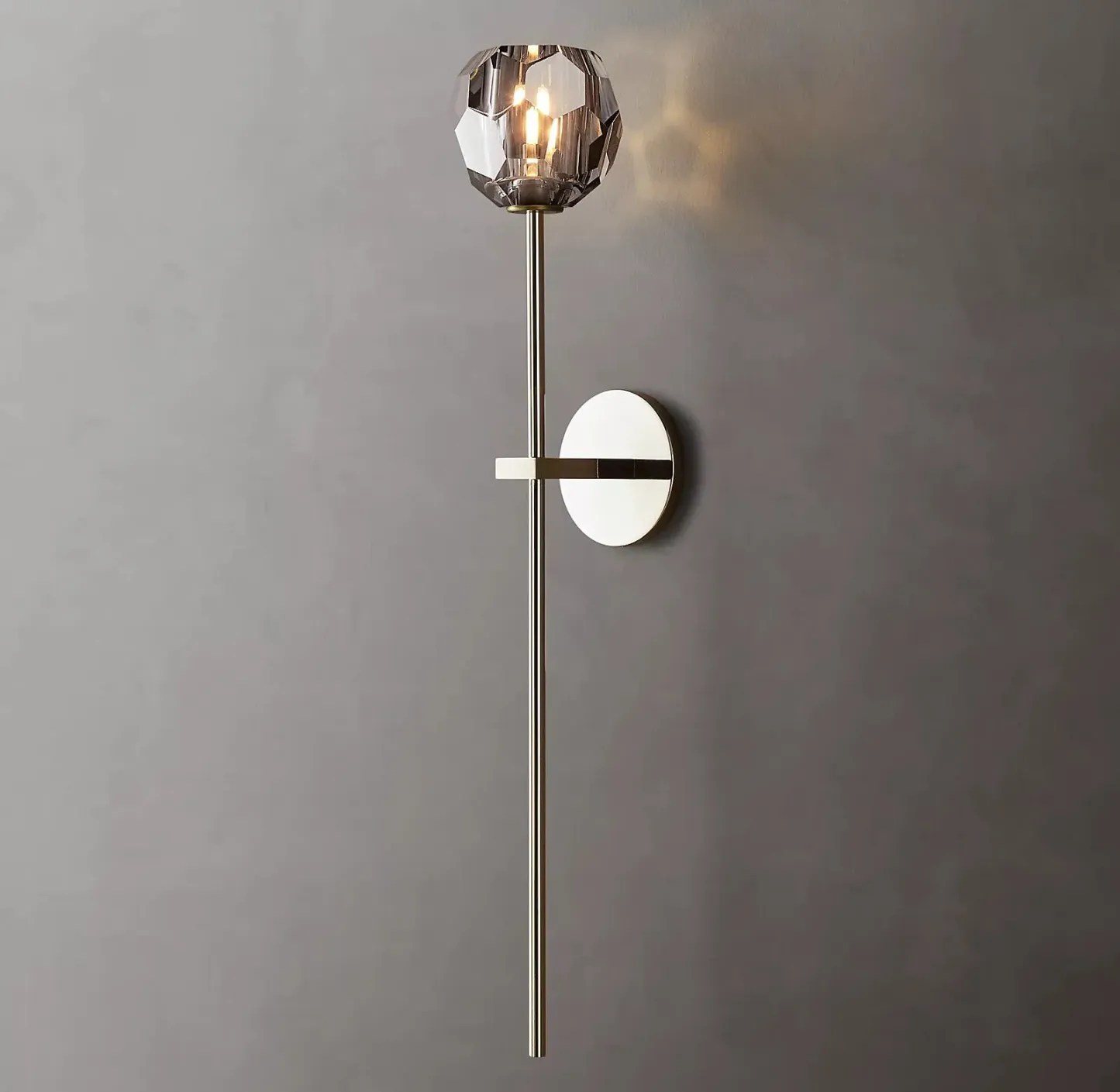 Belle De Crystal Single-Head Ball Wall Sconce