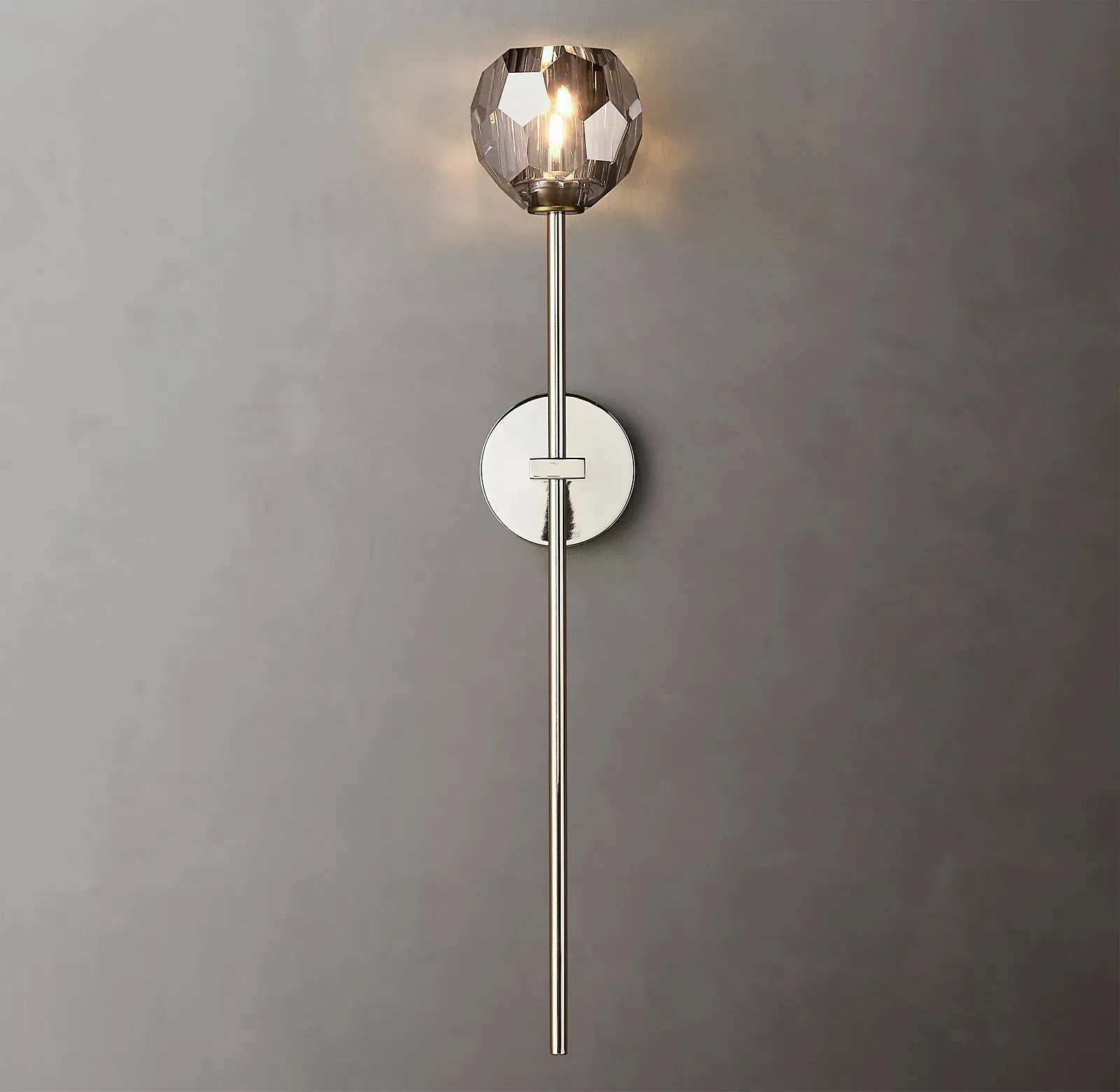 Belle De Crystal Single-Head Ball Wall Sconce