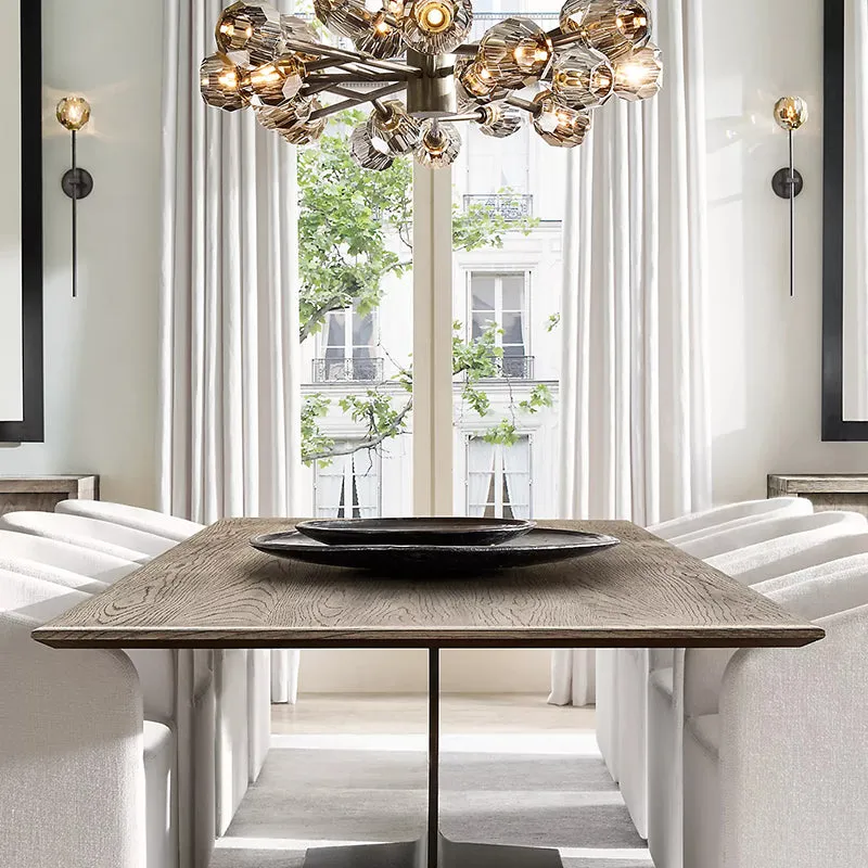 Belle De Crystal Single-Head Ball Wall Sconce