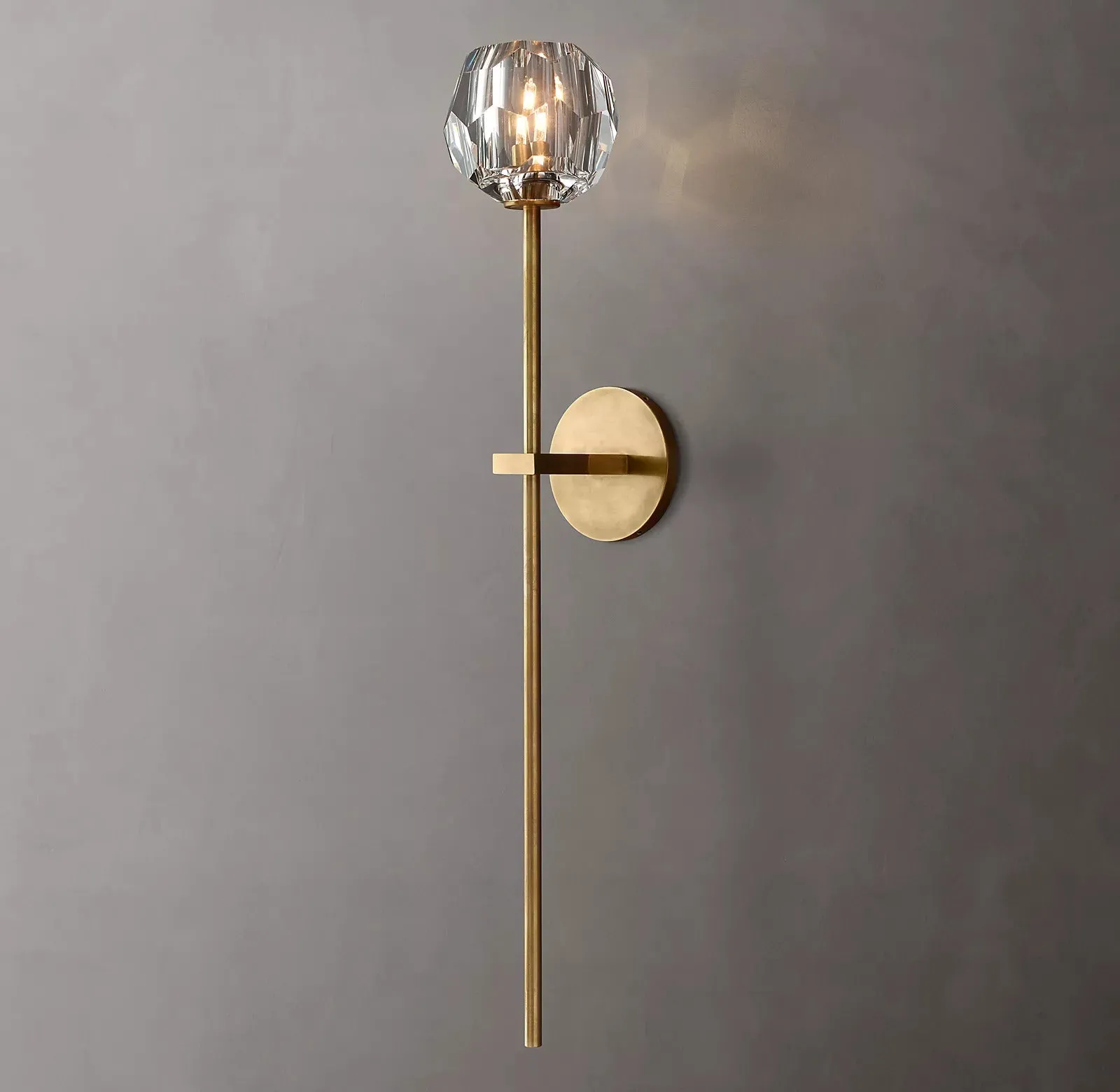 Belle De Crystal Single-Head Ball Wall Sconce