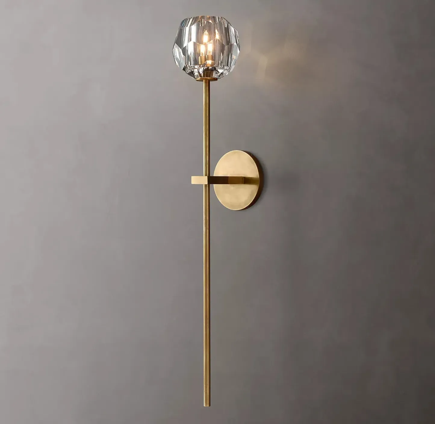 Belle De Crystal Single-Head Ball Wall Sconce