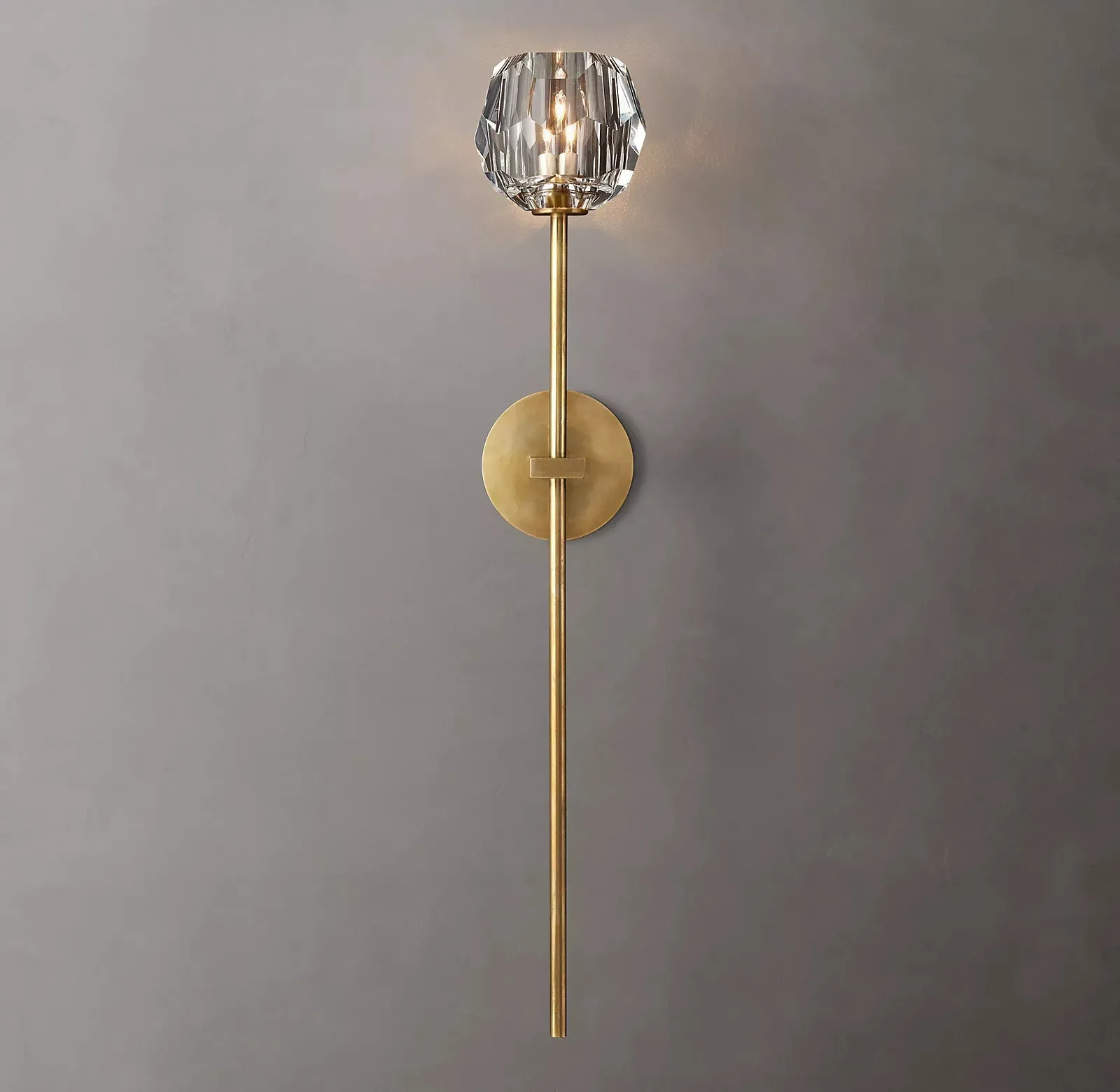 Belle De Crystal Single-Head Ball Wall Sconce