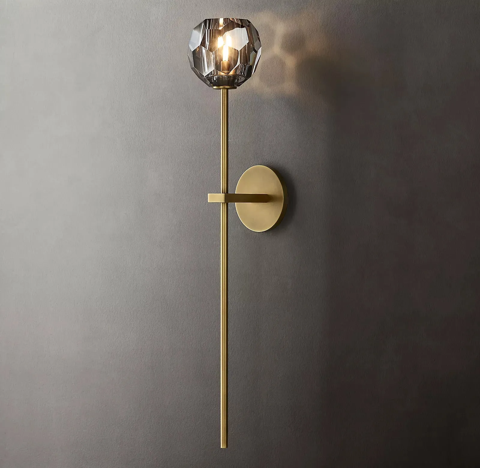 Belle De Crystal Single-Head Ball Wall Sconce