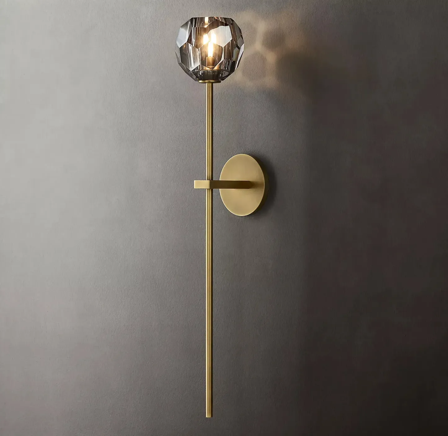 Belle De Crystal Single-Head Ball Wall Sconce