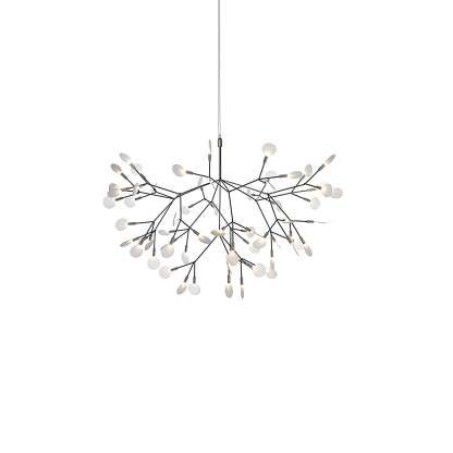 Black Firefly Branches Bifurcated Shape LED Chandelier