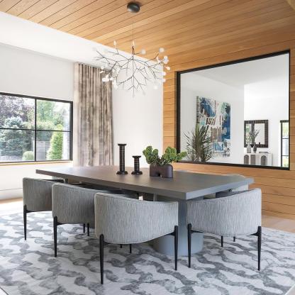 Black Firefly Branches Bifurcated Shape LED Chandelier