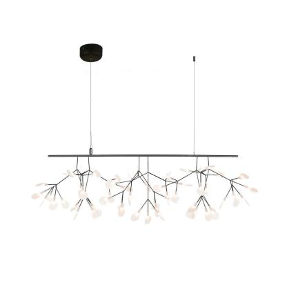 Black Firefly Branches Bifurcated Shape LED Chandelier