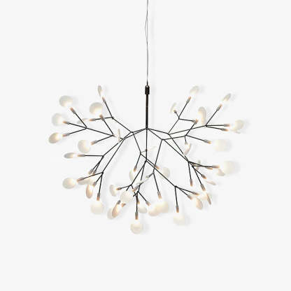Black Firefly Branches Bifurcated Shape LED Chandelier