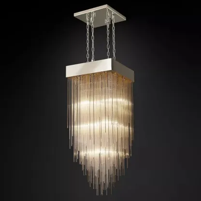 Cascada Square Chandelier 20"