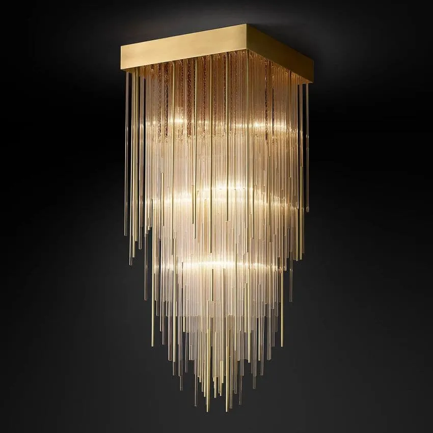 Cascada Square Chandelier 20"