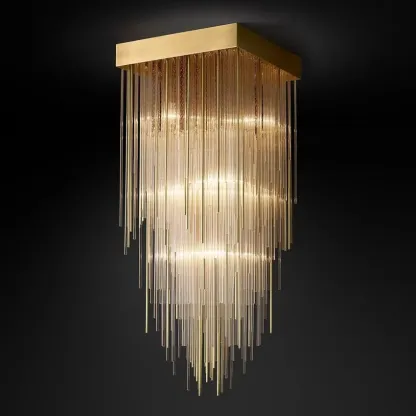 Cascada Square Chandelier 20"