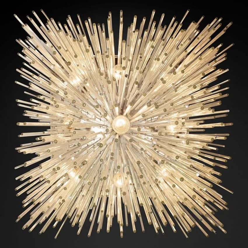Cascada Square Chandelier 30"