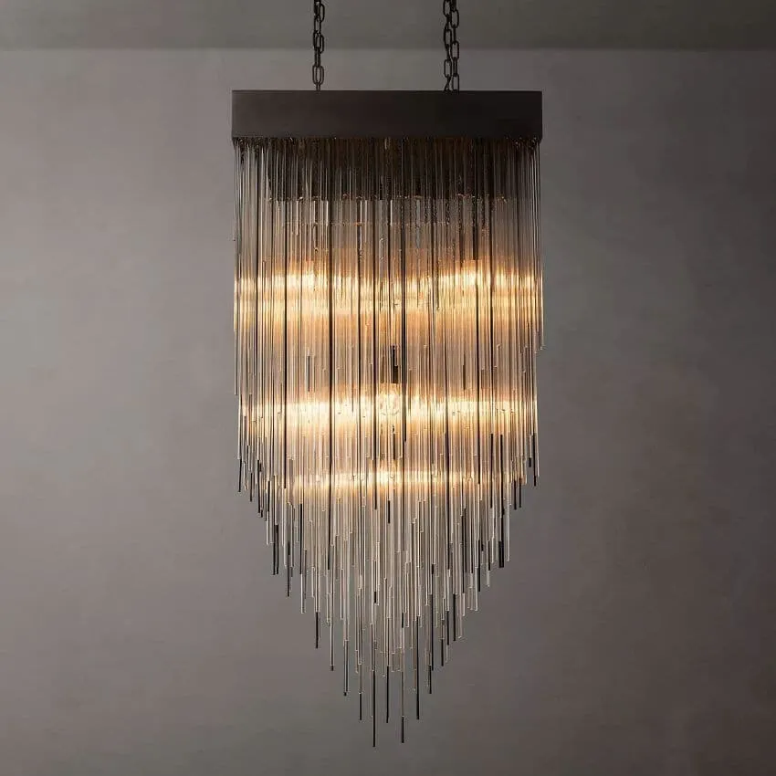 Cascada Square Chandelier 30"