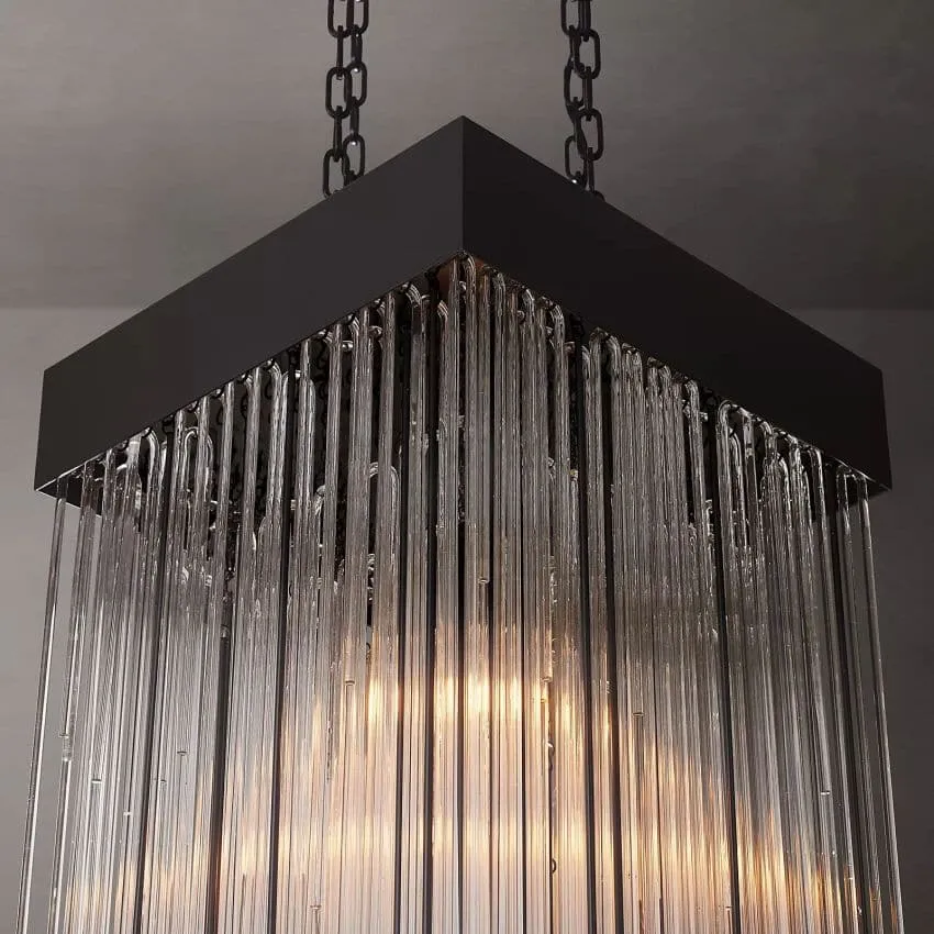 Cascada Square Chandelier 30"