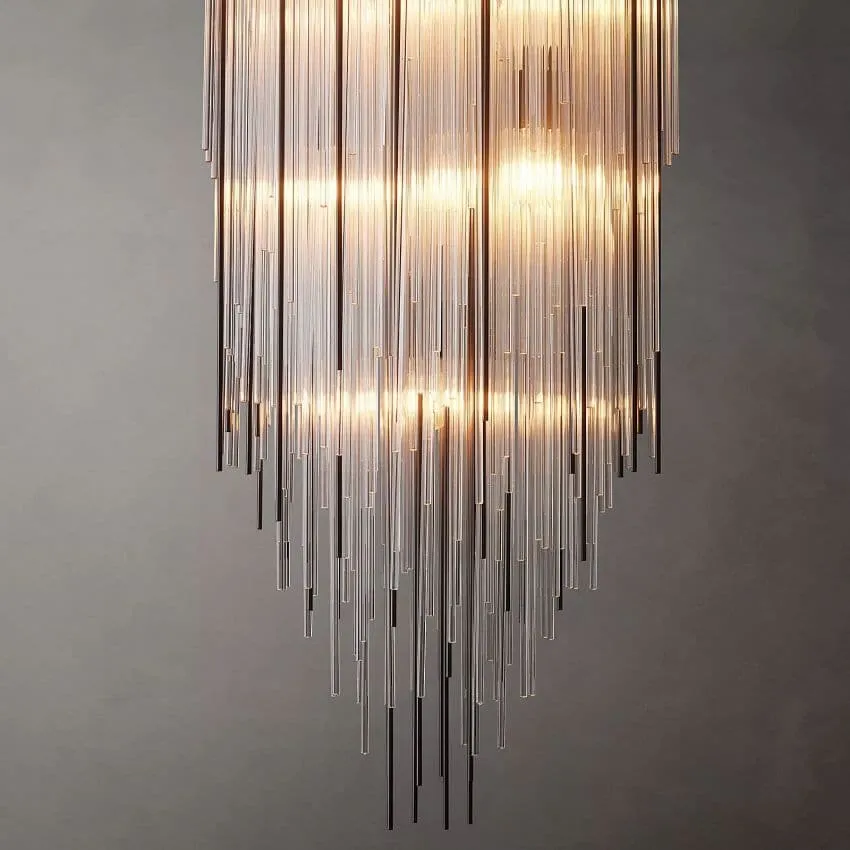Cascada Square Chandelier 30"