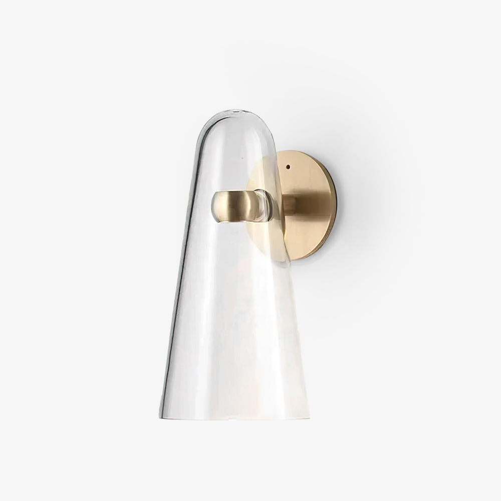 Conical Glass Wall Lamp