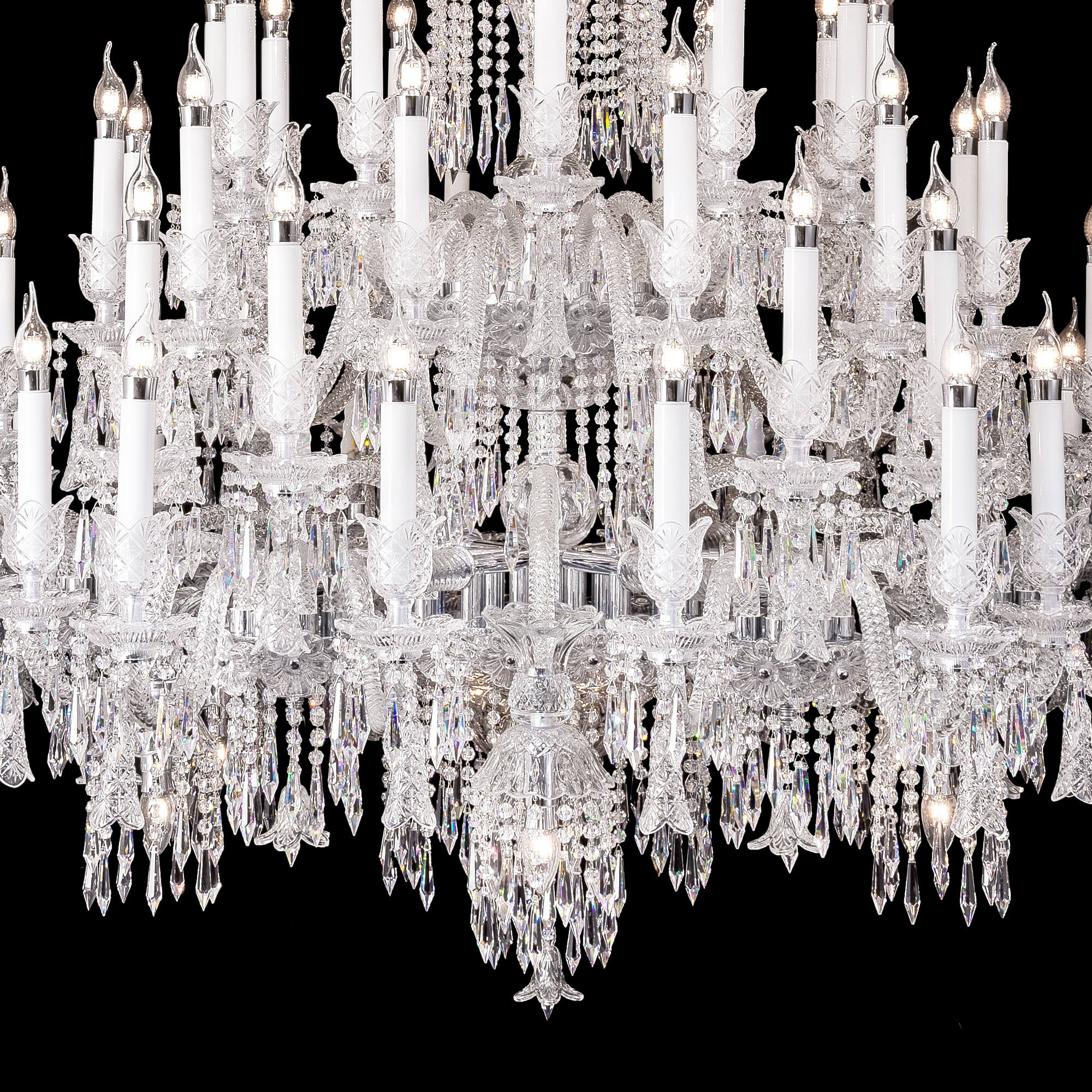 Huge Baccarat Museum Crystal Chandelier – Jucci Light