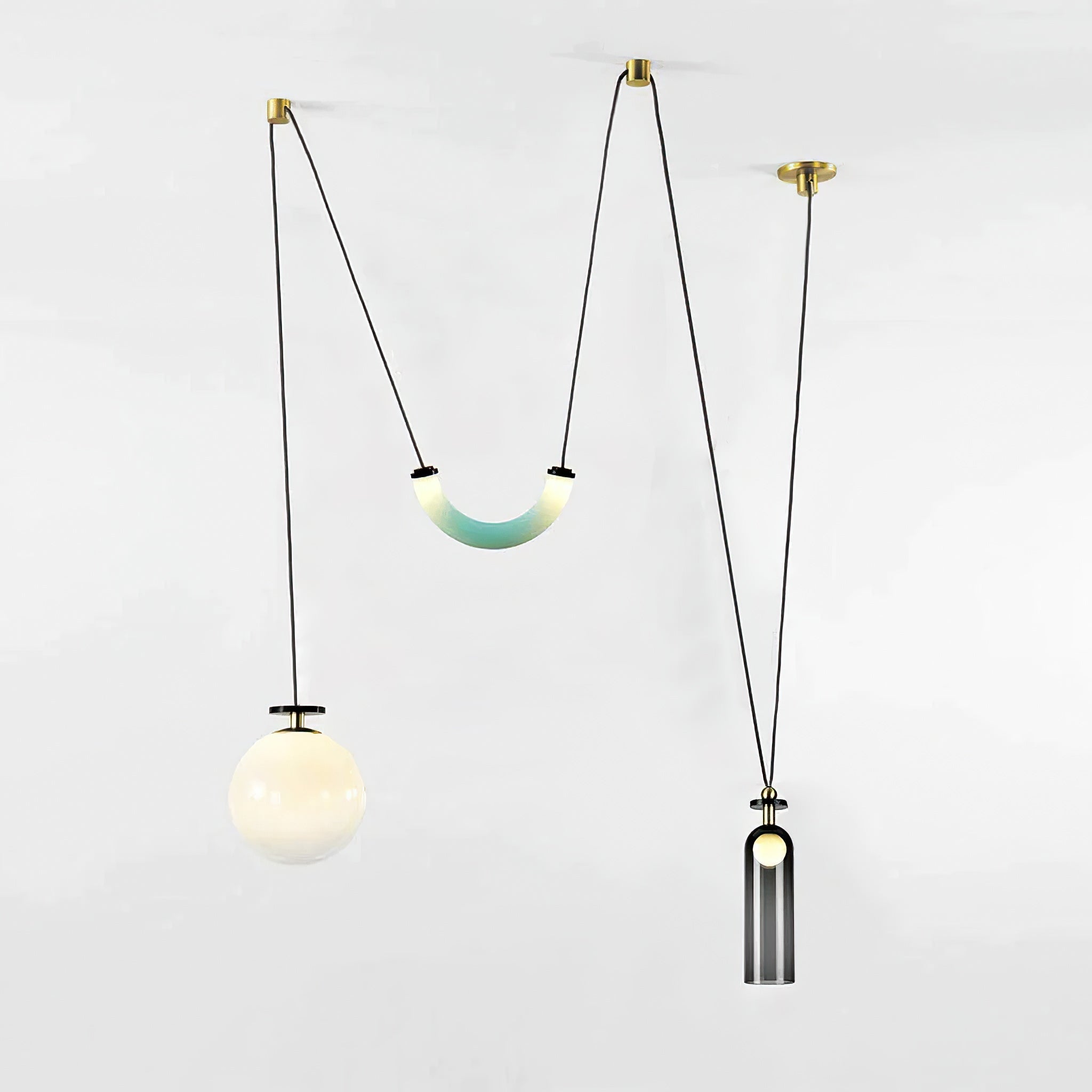 Modern Geometric Shape Art Chandelier