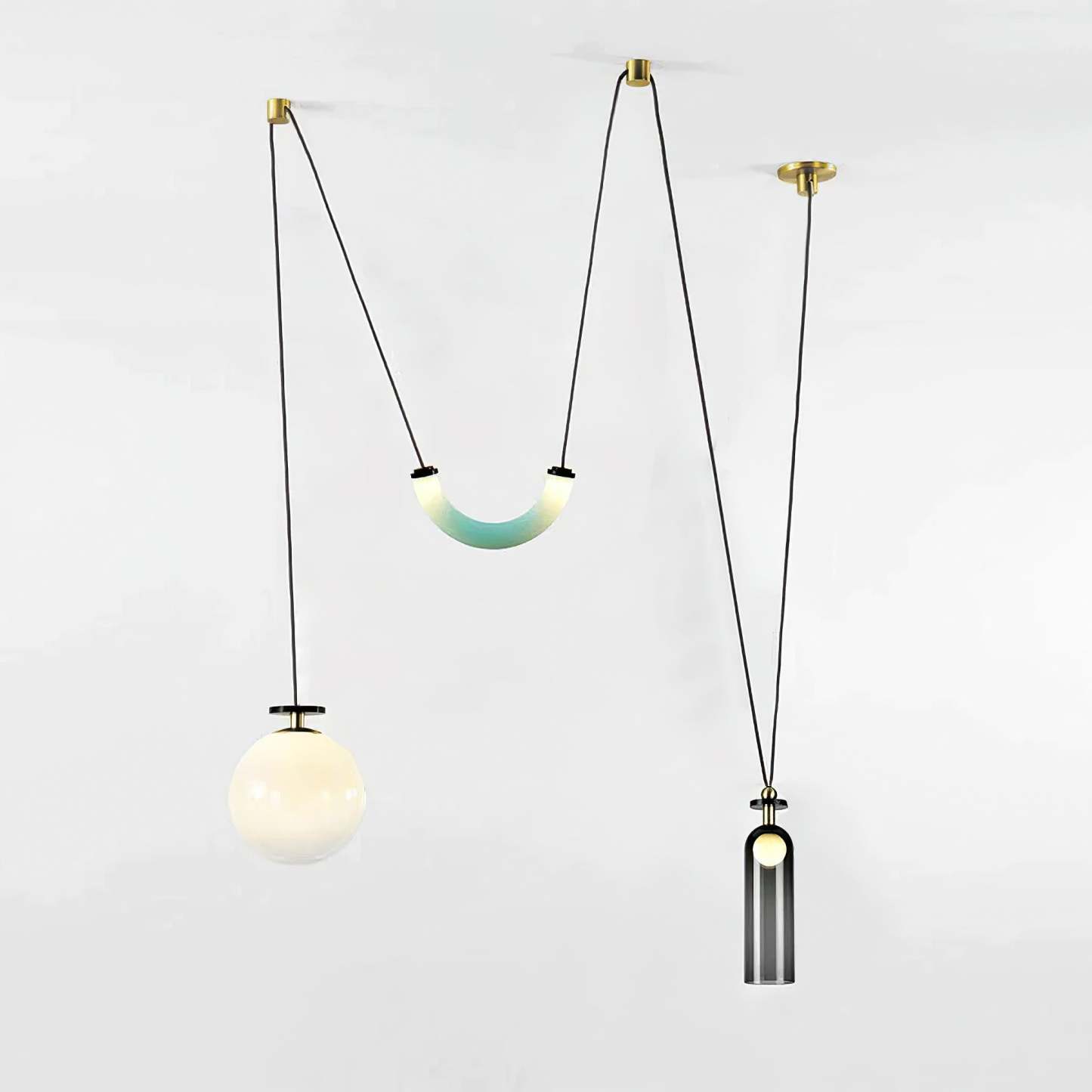 Modern Geometric Shape Art Chandelier